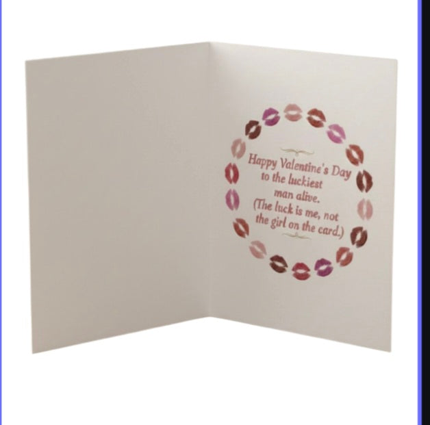 Sexy Vixen Model Midnight Muse Valentines Day Card (8, 16, and 24 pcs) by GT Artland