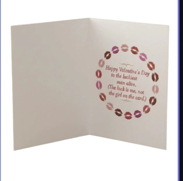 Happy Valentines Day Greeting Cards Light Skin Erotic Sexy Greeting Card (8, 16, and 24 pcs)