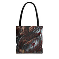 Bloody Zombie Chainsaw Tote Bag | Horror Thriller by GT Artland