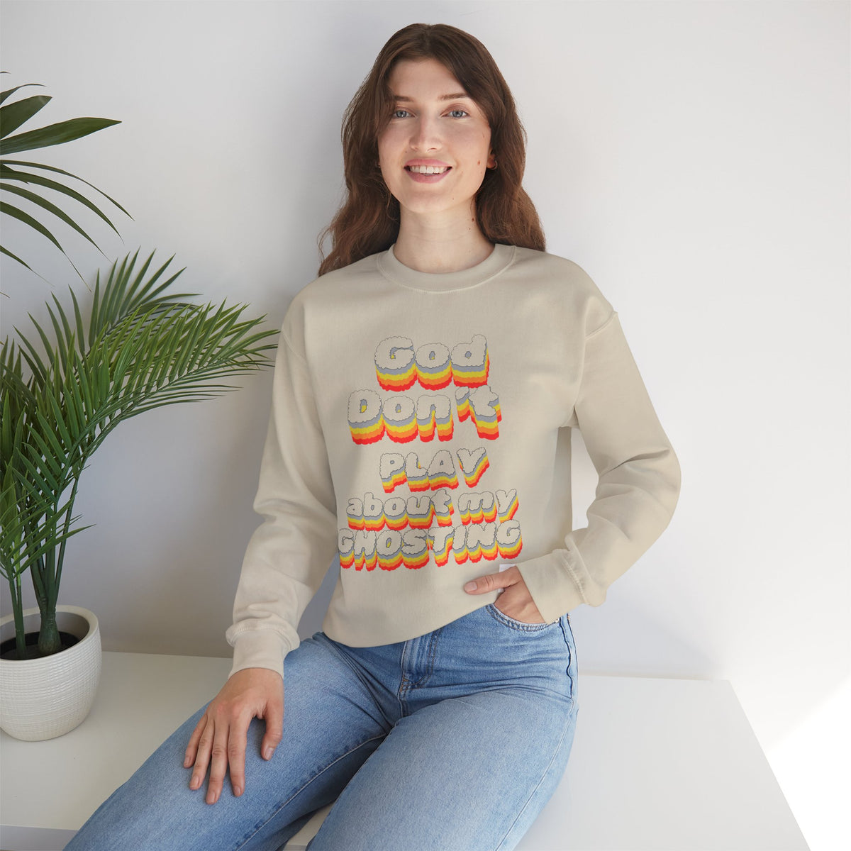 Don't Play About My "GHOSTING" Unisex Crewneck  Sweatshirt