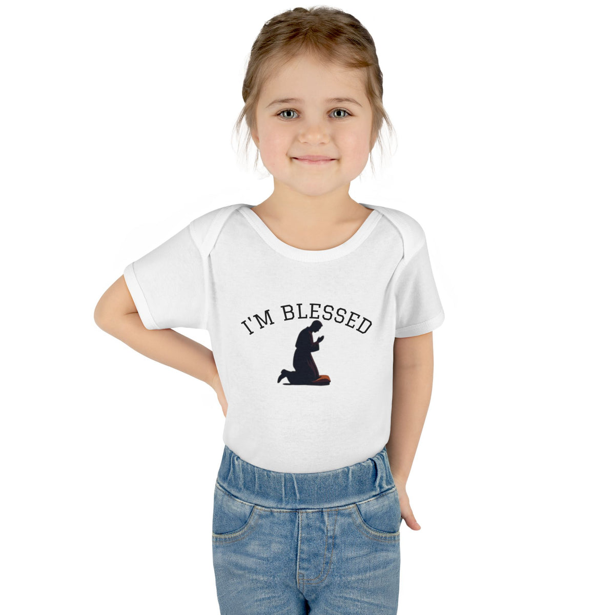 Praying Silhouette Infant Bodysuit | Baby Onesie