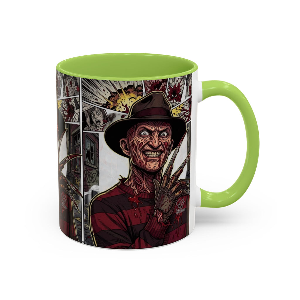 Elm Street Gangsta Horror Illustration COFFEE MUG | Horror Slasher Artwork by GT Artland