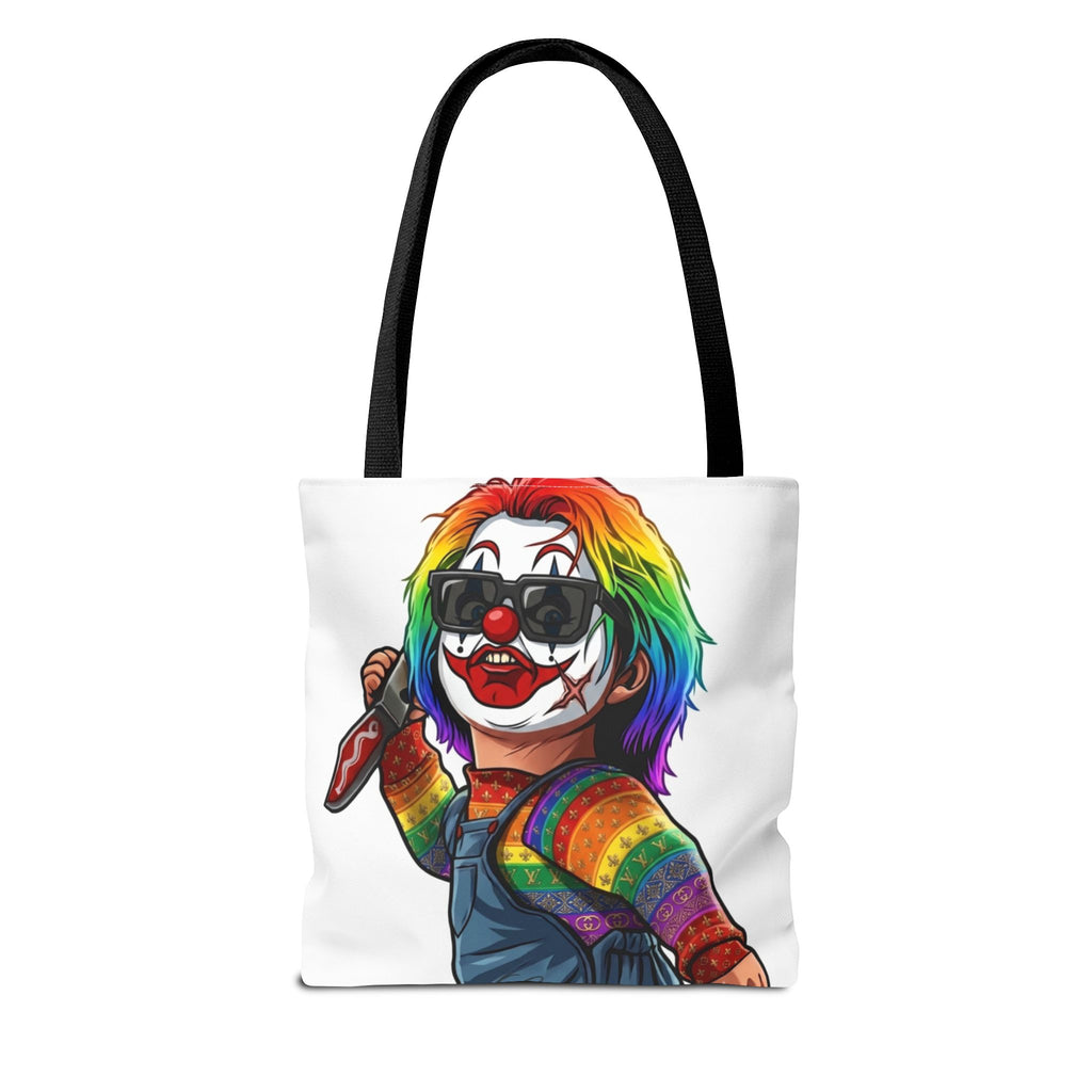 Rainbow Slasher Horror Tote Bag by GT Artland