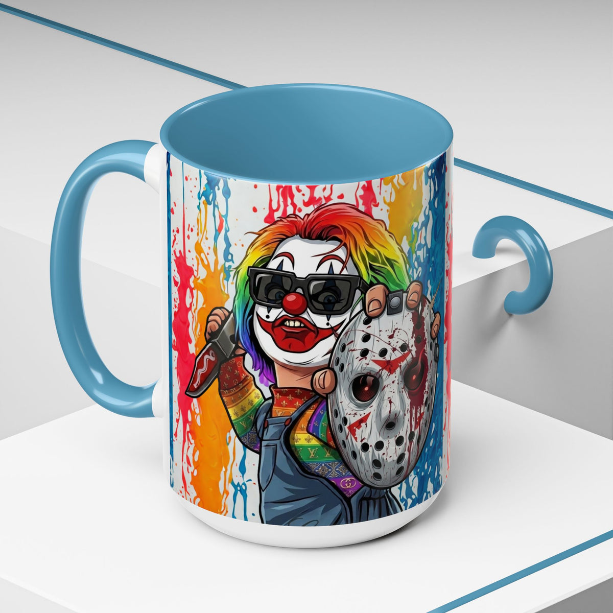 Rainbow Slasher Color Drip Designer GT Soldier Edition | Accent Coffee Mug 11oz 15oz
