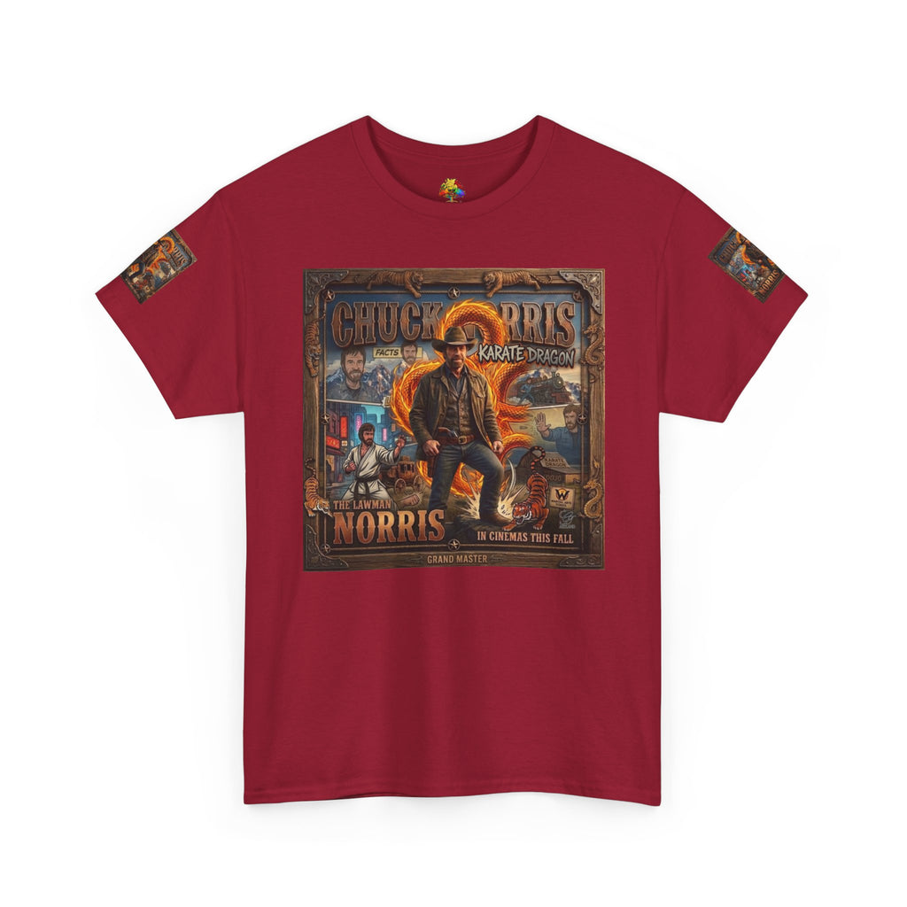 Retro Action Movie Poster T-Shirt | Vintage Fighter Hero Tee