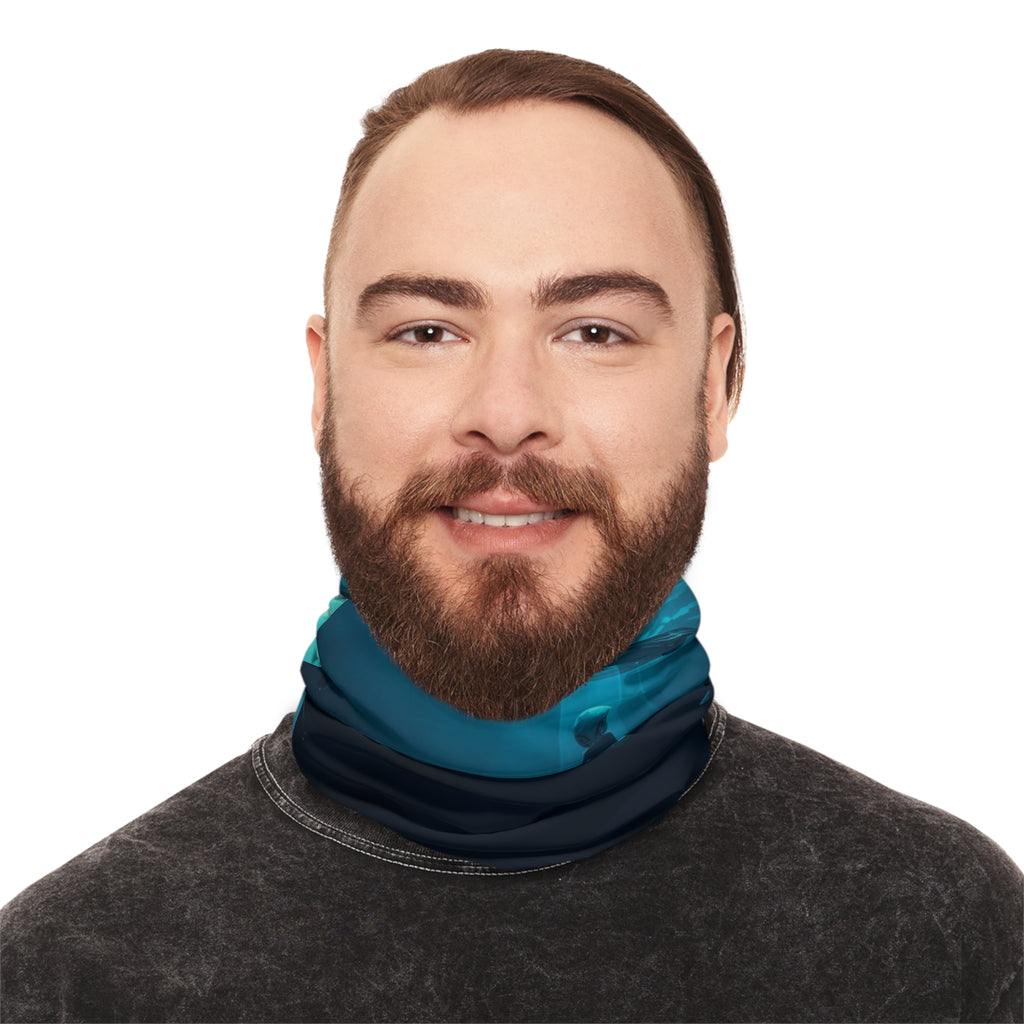 Underwater Graphic Alien Neck Gaiter - Face Mask
