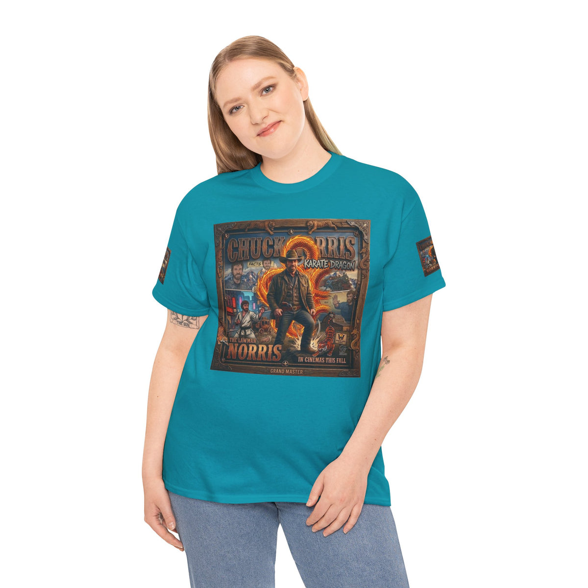 Retro Action Movie Poster T-Shirt | Vintage Fighter Hero Tee