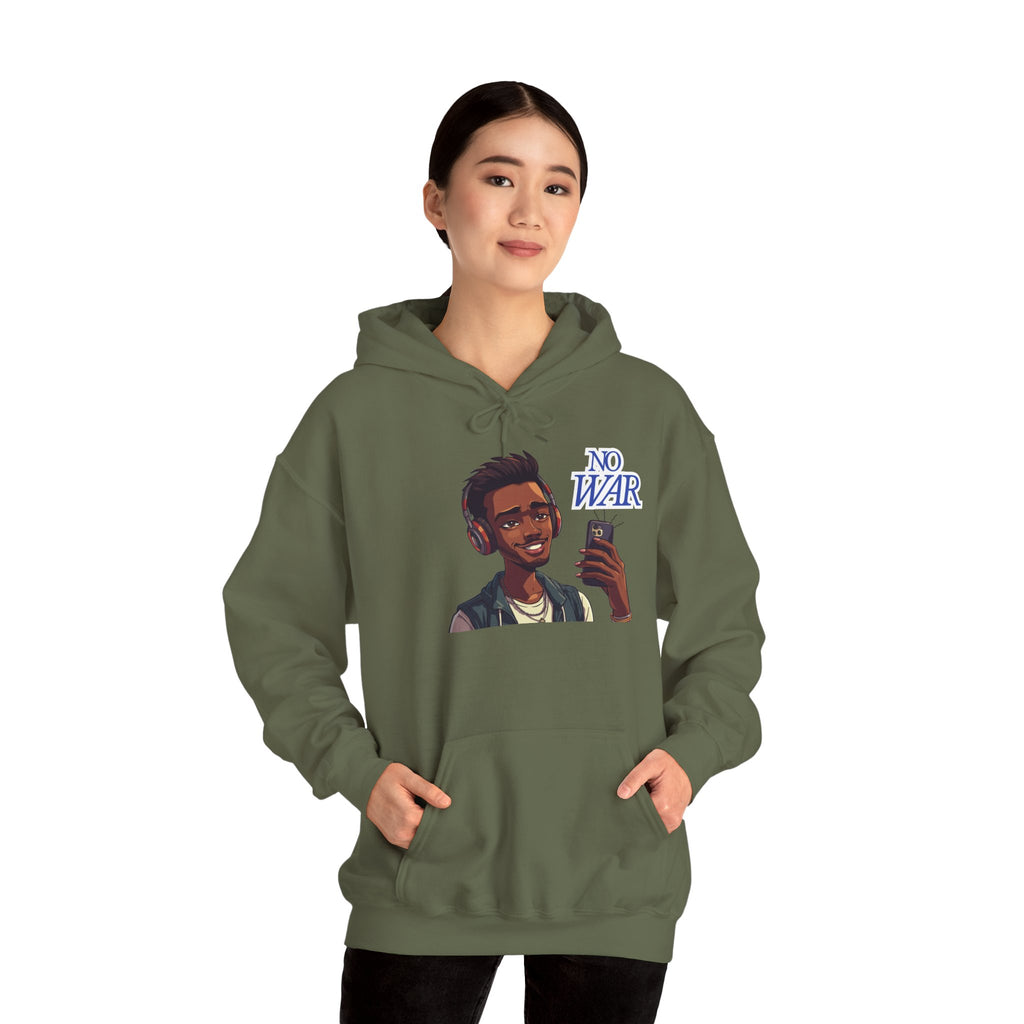No War Unisex Heavy Blend Hoodie -Sweatshirt