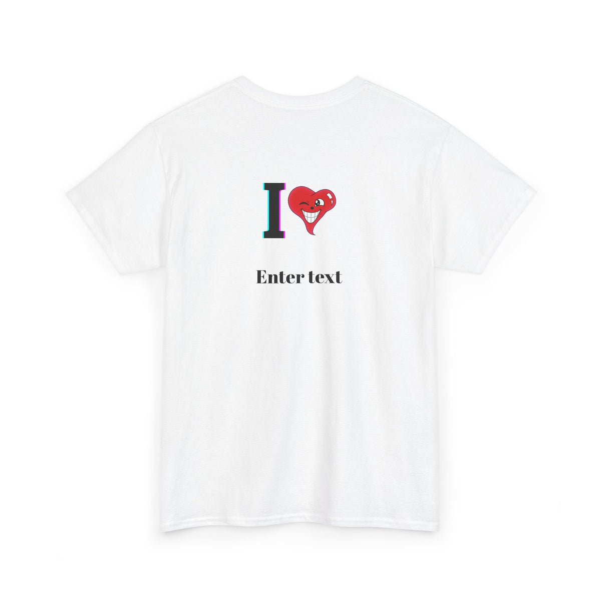 I Heart " Any Name" Personalized Designer Original T-Shirt Design by GT Artland