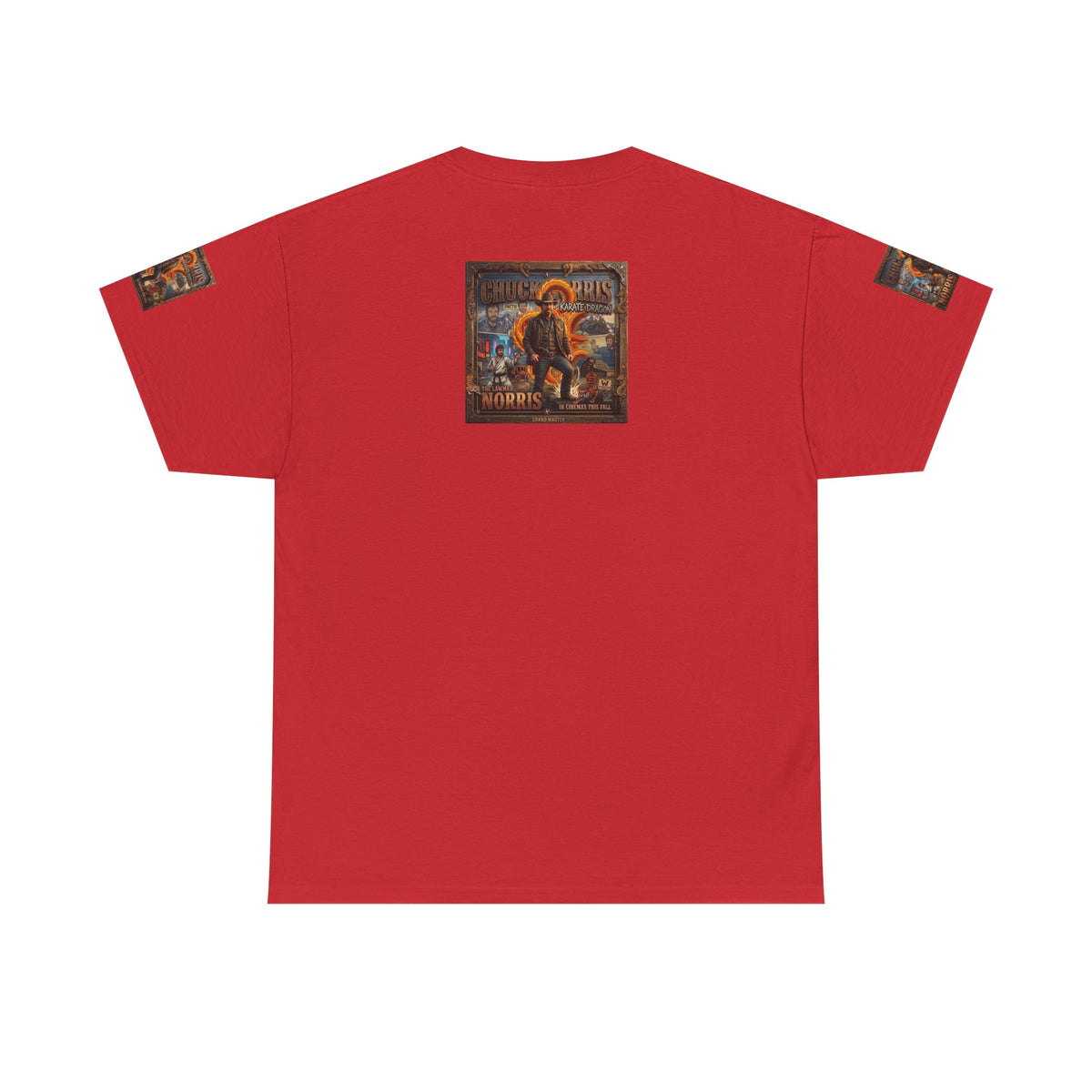 Retro Action Movie Poster T-Shirt | Vintage Fighter Hero Tee