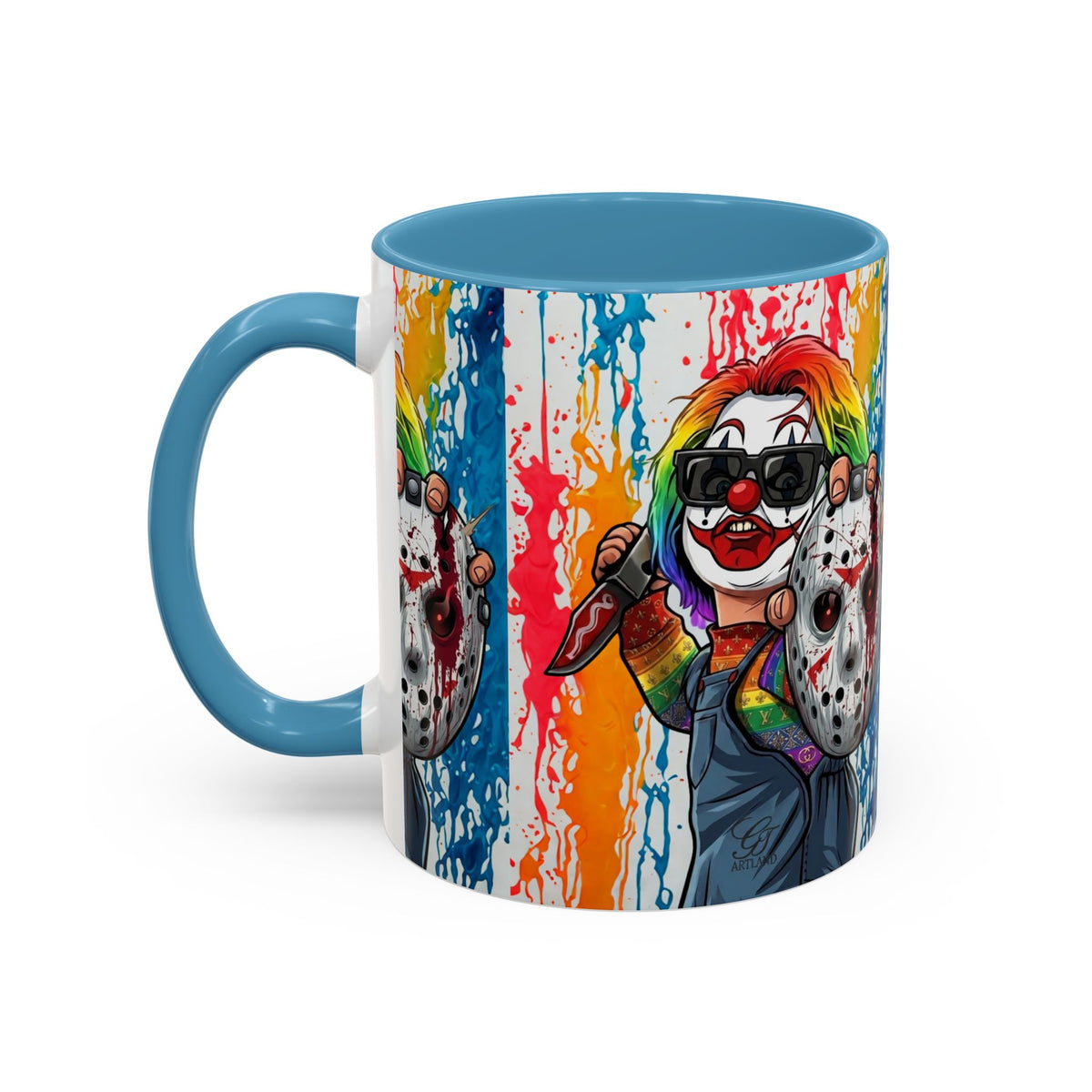 Rainbow Slasher Horror Slasher Artwork by GT Artland