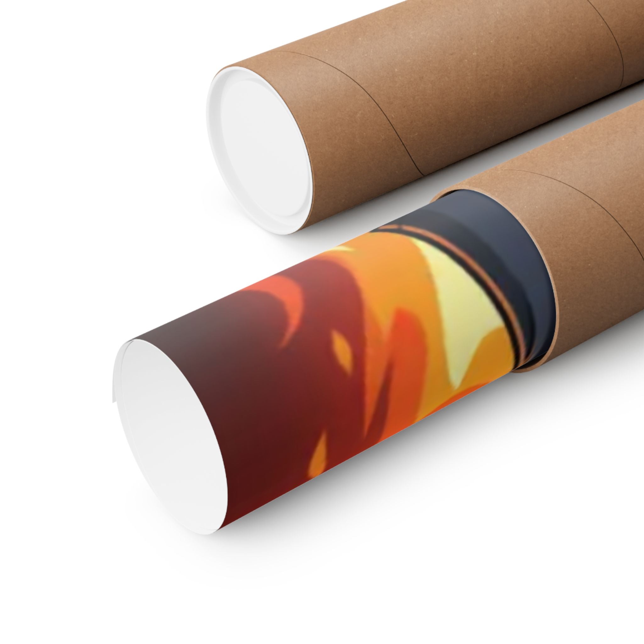 Martial Arts Master Poster | Matte Vertical Poster, Karate Dragon Flames