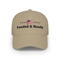 "Loaded & Ready" Flag Embroidery Cap | American Baseball Hat