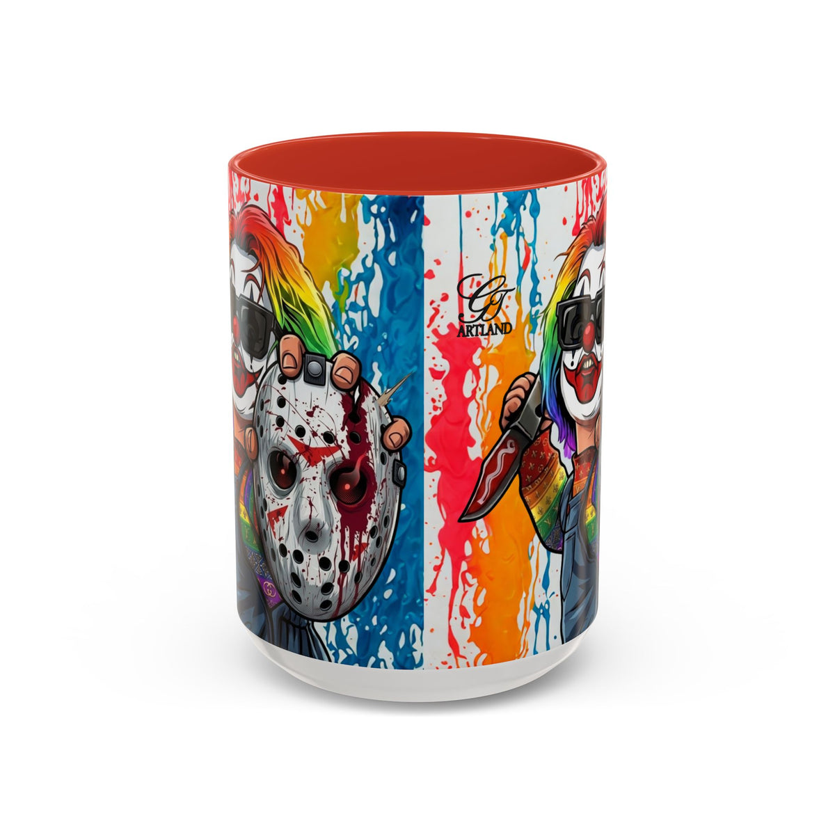 Rainbow Slasher Color Drip Designer GT Soldier Edition | Accent Coffee Mug 11oz 15oz