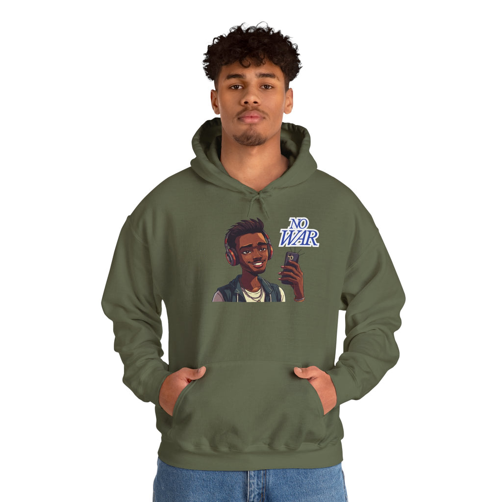 No War Unisex Heavy Blend Hoodie -Sweatshirt