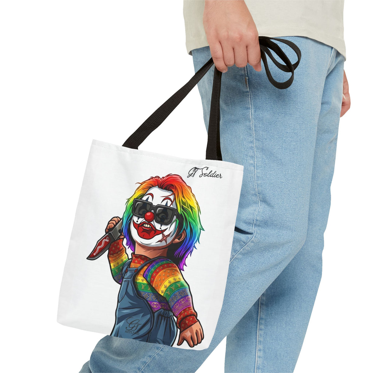 Rainbow Slasher Tote Bag GT soldier Edition by GT Artland