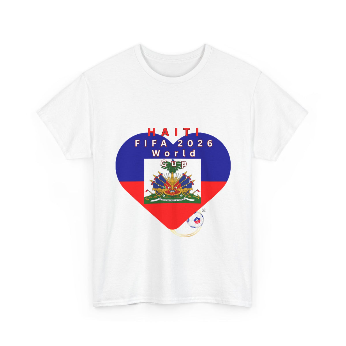 Heart of The Haitian Flag Tee