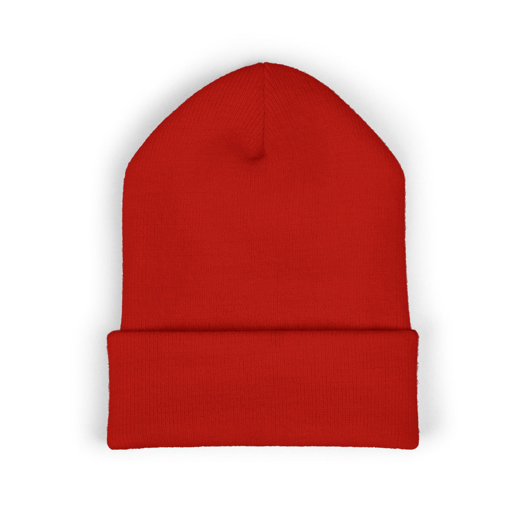Retro Comic Duck Embroidered Cuffed Beanie