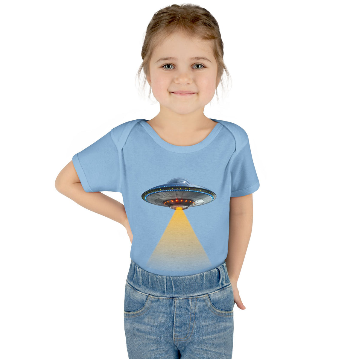 UFO Infant Bodysuit | Cute Alien Spaceship Baby Onesie