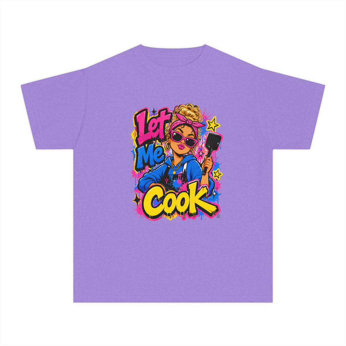 Let Me Cook Chef Girl Youth T-Shirt