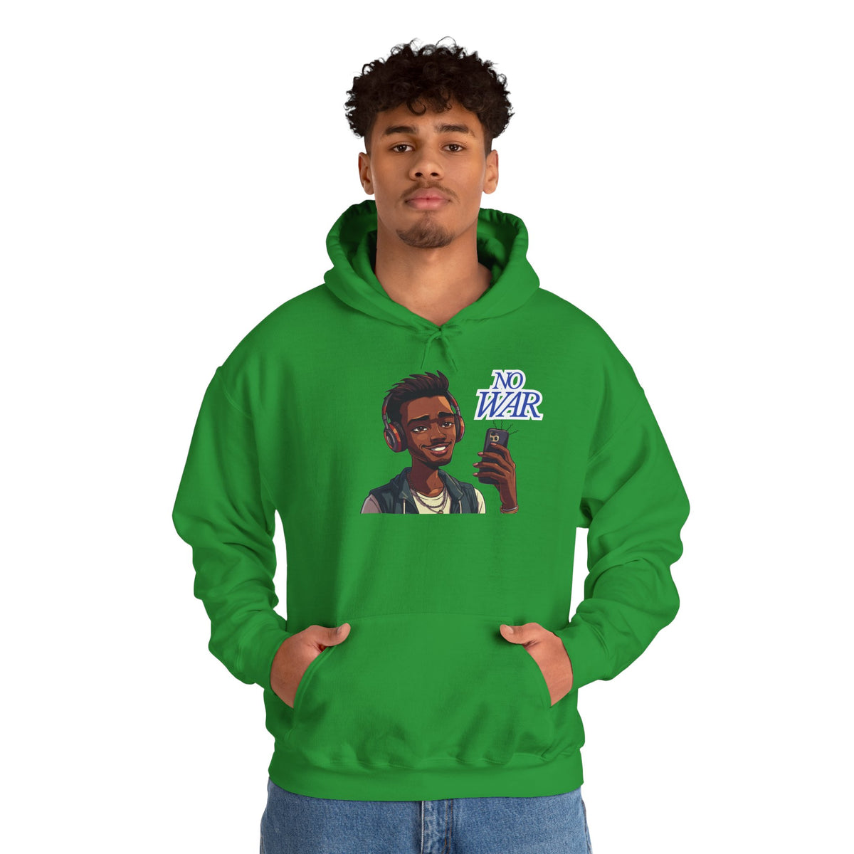No War Unisex Heavy Blend Hoodie -Sweatshirt