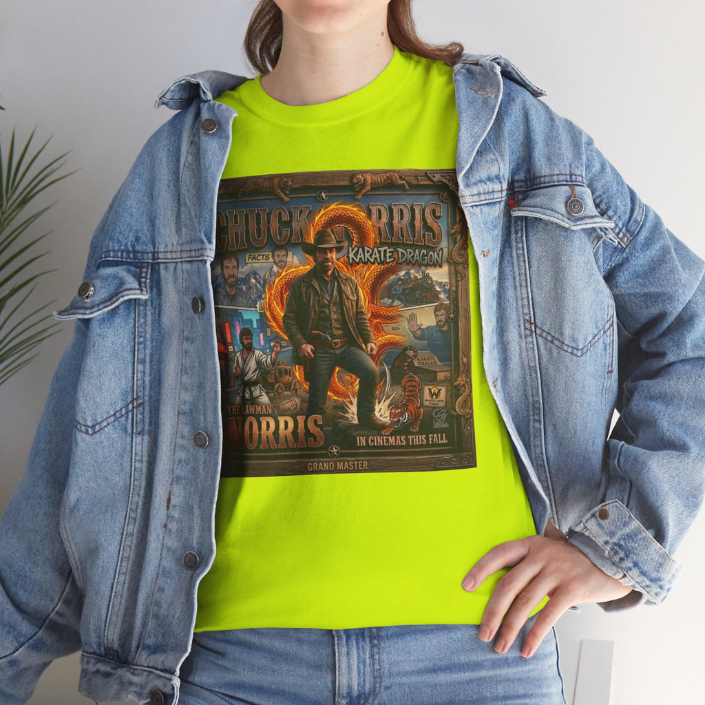 Retro Action Movie Poster T-Shirt | Vintage Fighter Hero Tee
