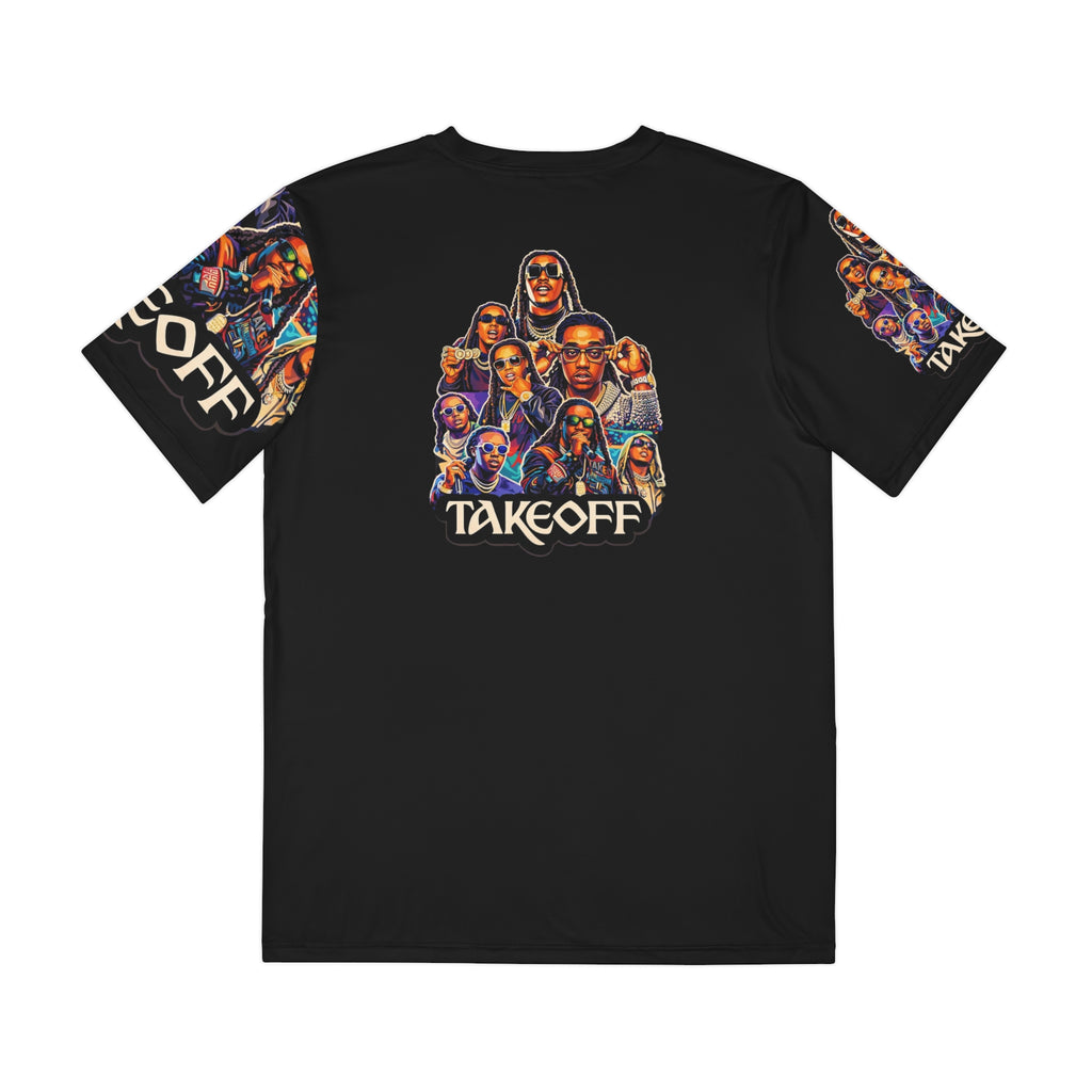 Takeoff Rap Mogul Art Collage Tee | All-Over Print Polyester Shirt