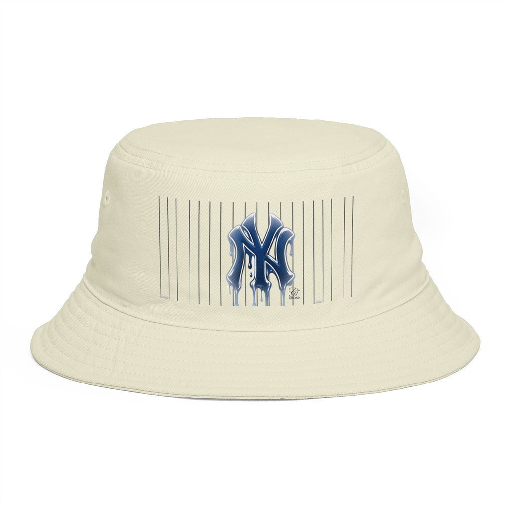 NY Logo Pinstripe Bucket Hat | Baseball Inspired by GT Artland