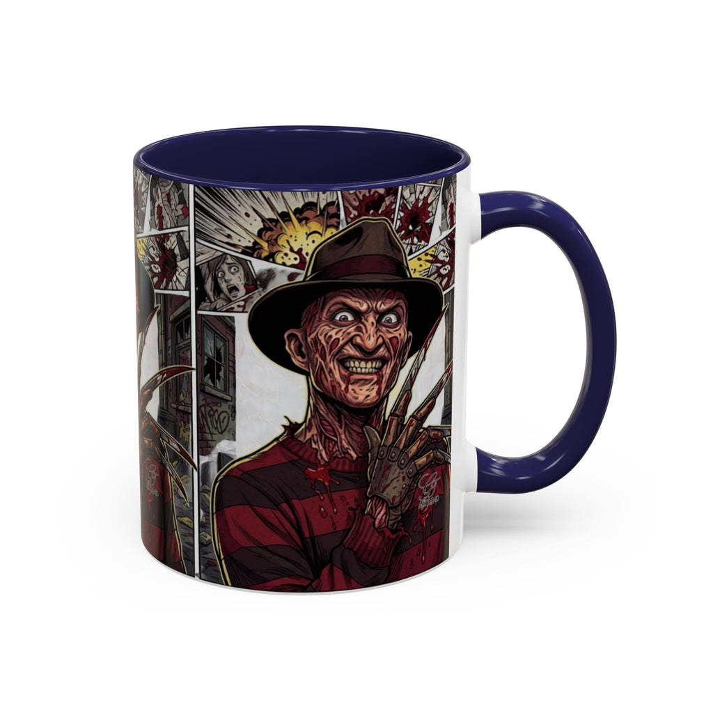 Elm Street Gangsta Horror Illustration COFFEE MUG | Horror Slasher Artwork by GT Artland