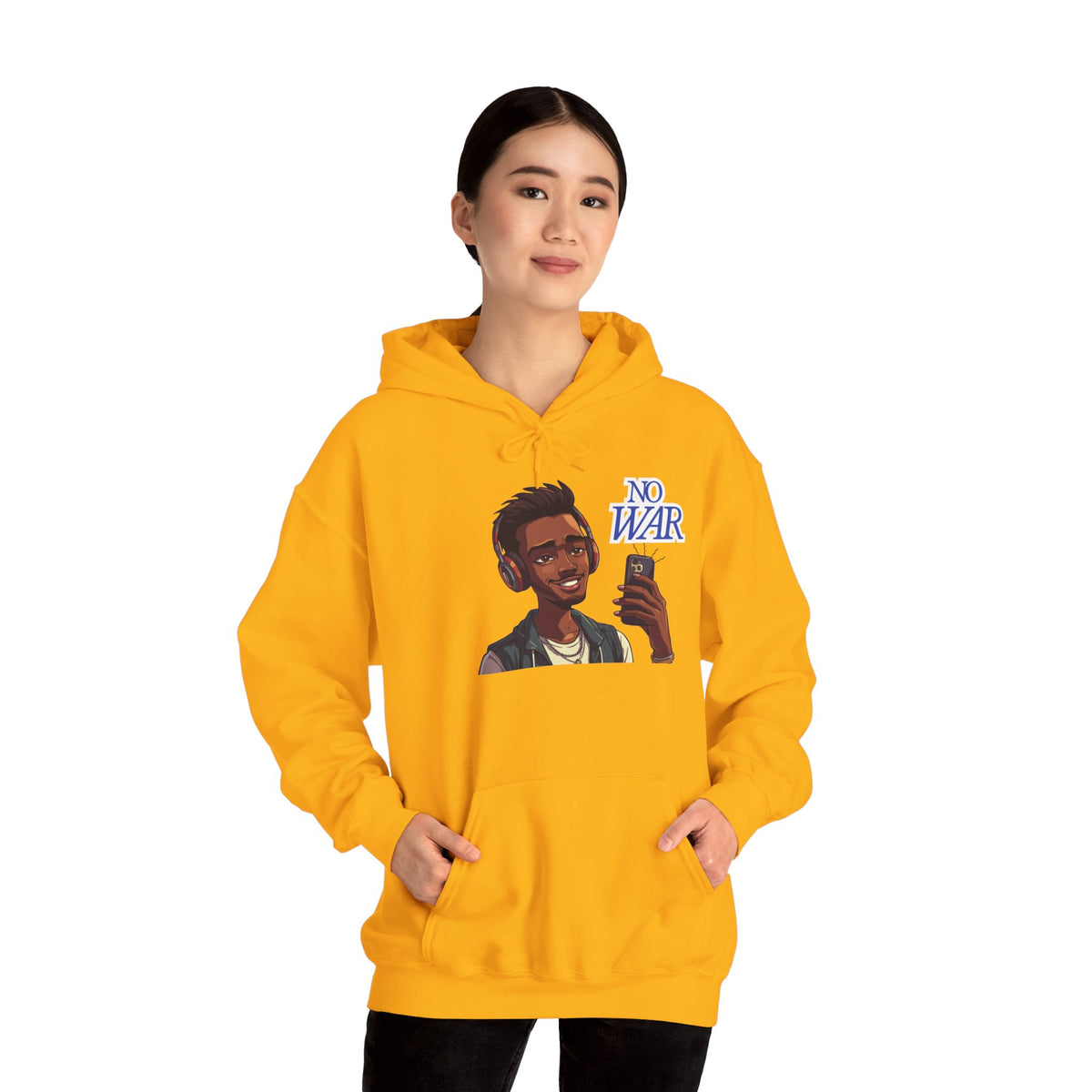 No War Unisex Heavy Blend Hoodie -Sweatshirt
