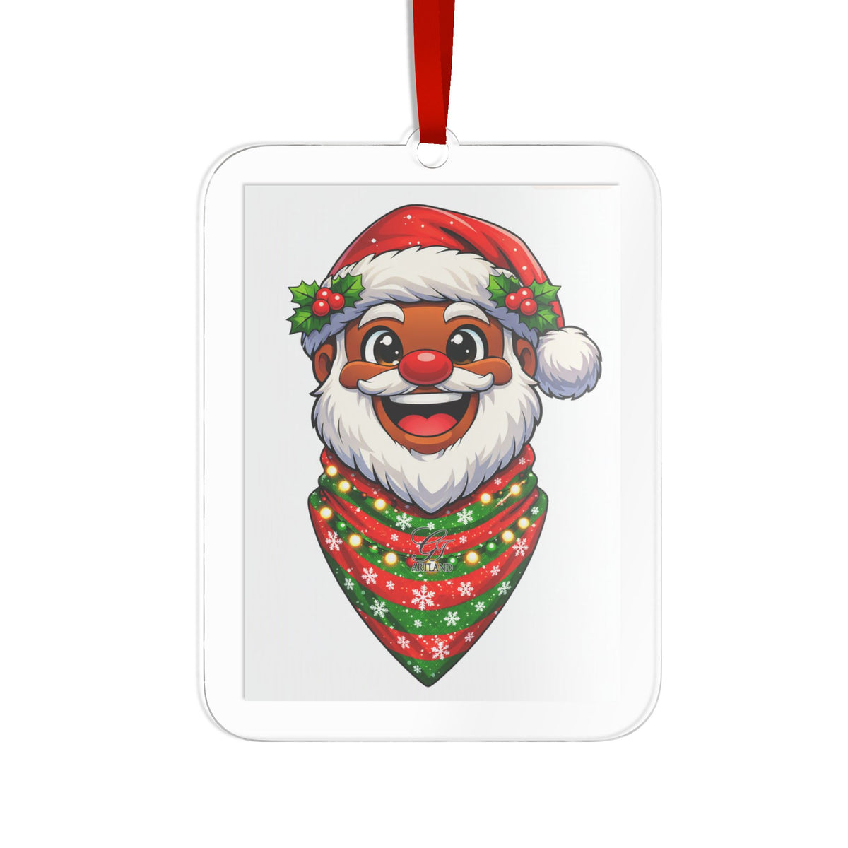 Santa Claus Christmas Acrylic Ornament