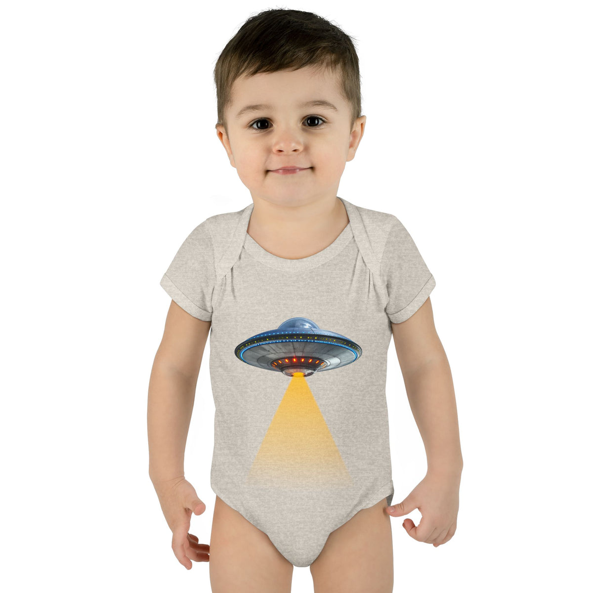 UFO Infant Bodysuit | Cute Alien Spaceship Baby Onesie