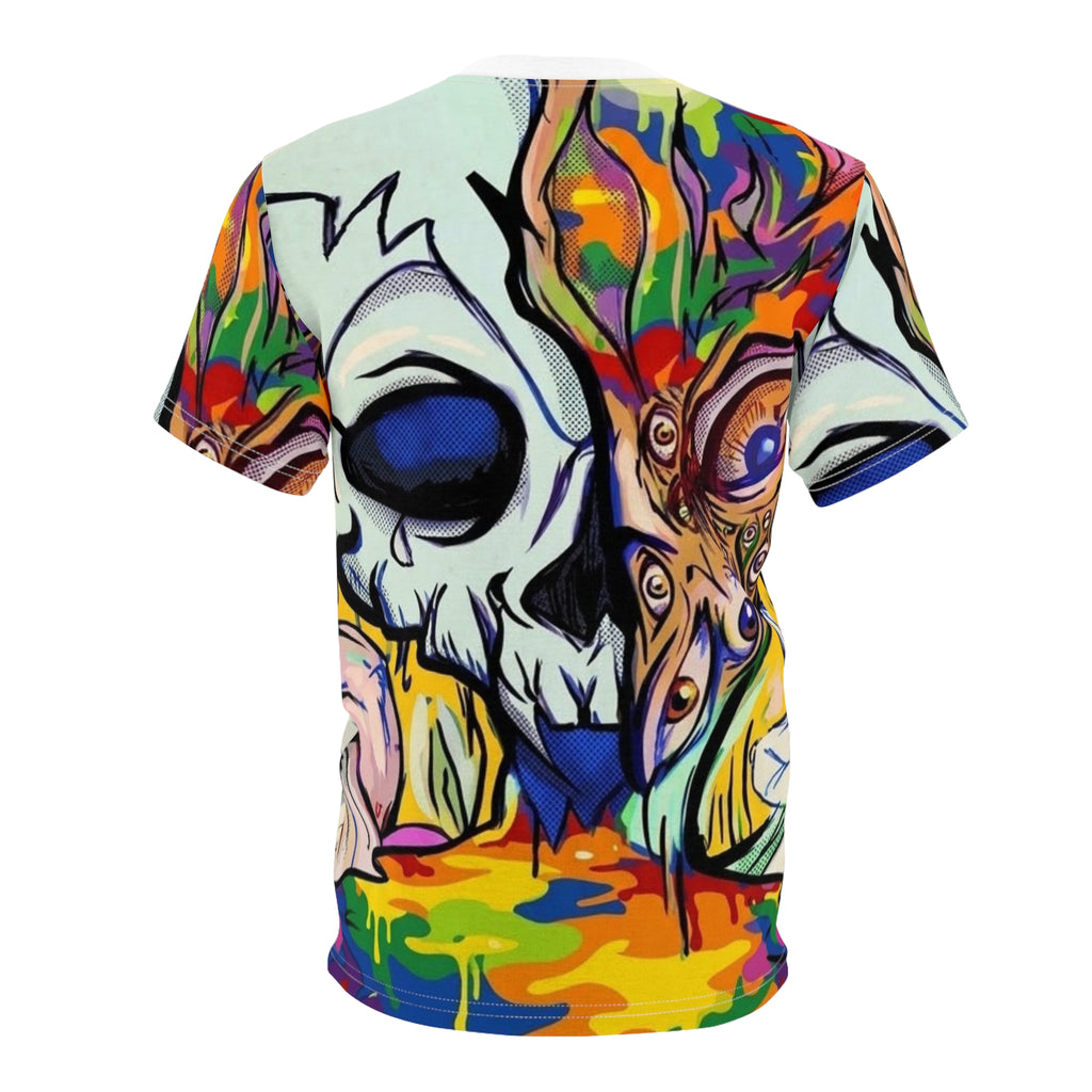 Psychedelic Skull T-Shirt by GT Artland