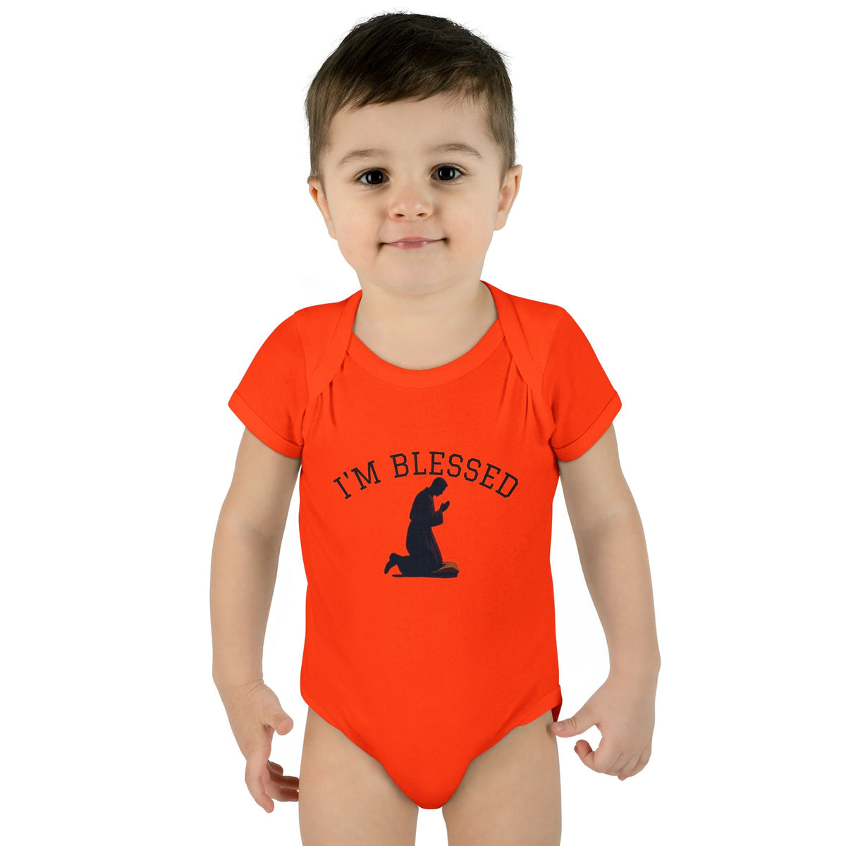 Praying Silhouette Infant Bodysuit | Baby Onesie