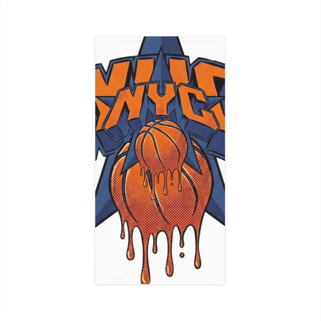 Dripping NYC Basketball Neck Gaiter | Streetball Graphic Scarf by GT Artland