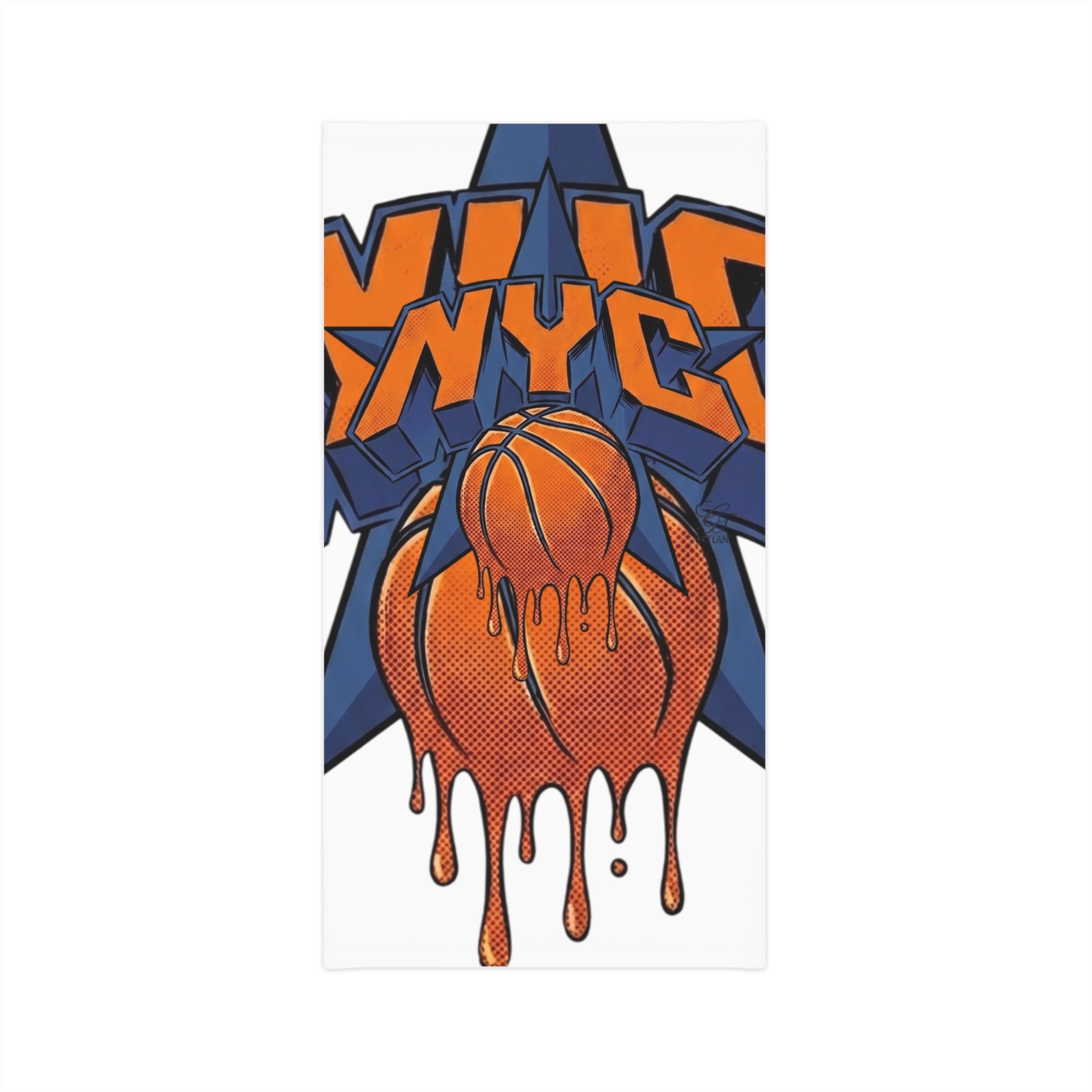 Dripping NYC Basketball Neck Gaiter | Streetball Graphic Scarf by GT Artland