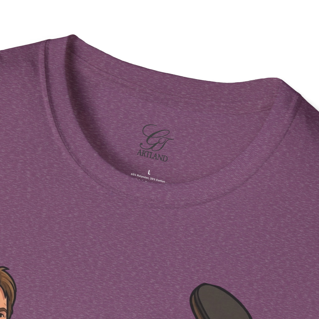Chuck Norris Kick Illustration T-Shirt | I'll Kick Your Butt text by GT Artland
