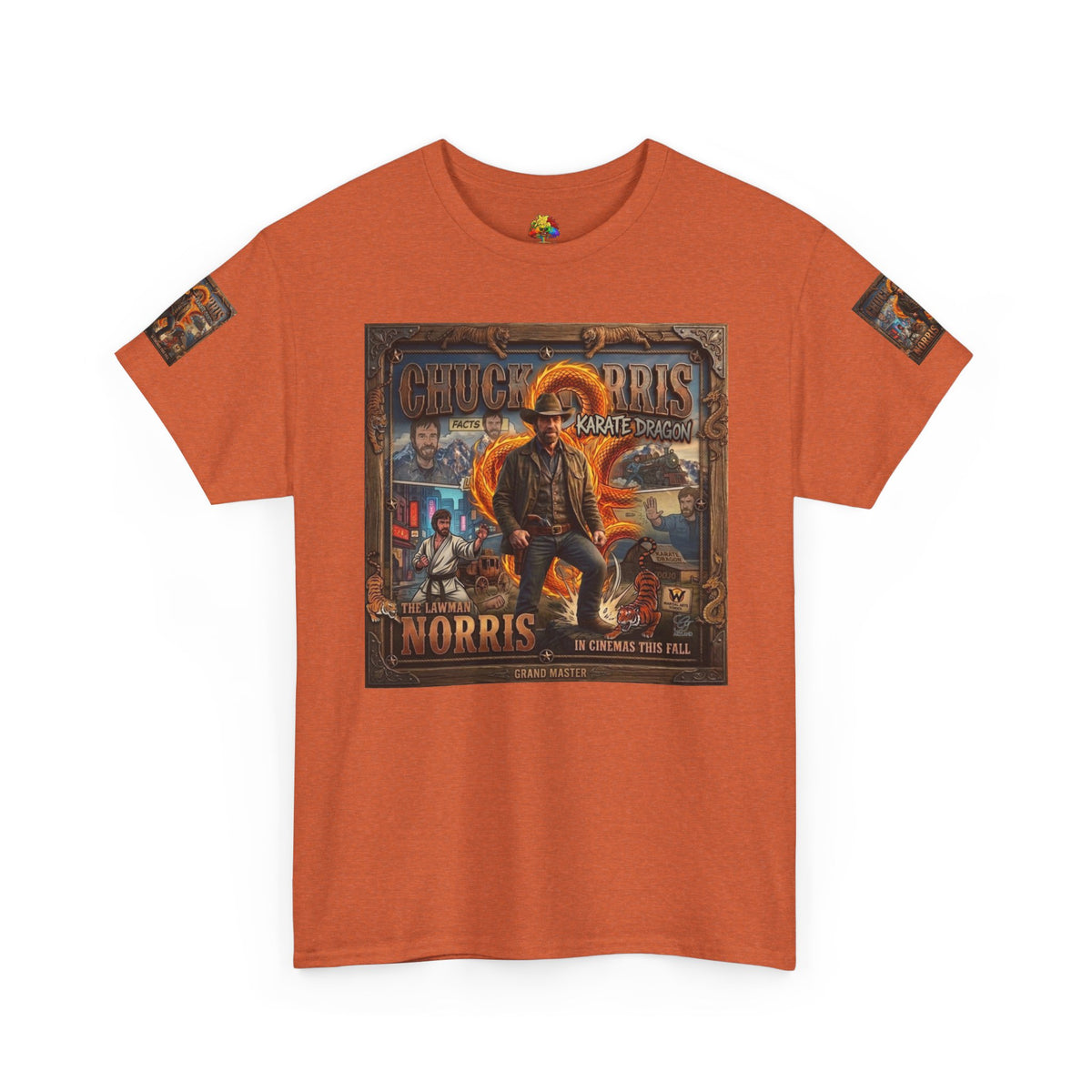 Retro Action Movie Poster T-Shirt | Vintage Fighter Hero Tee