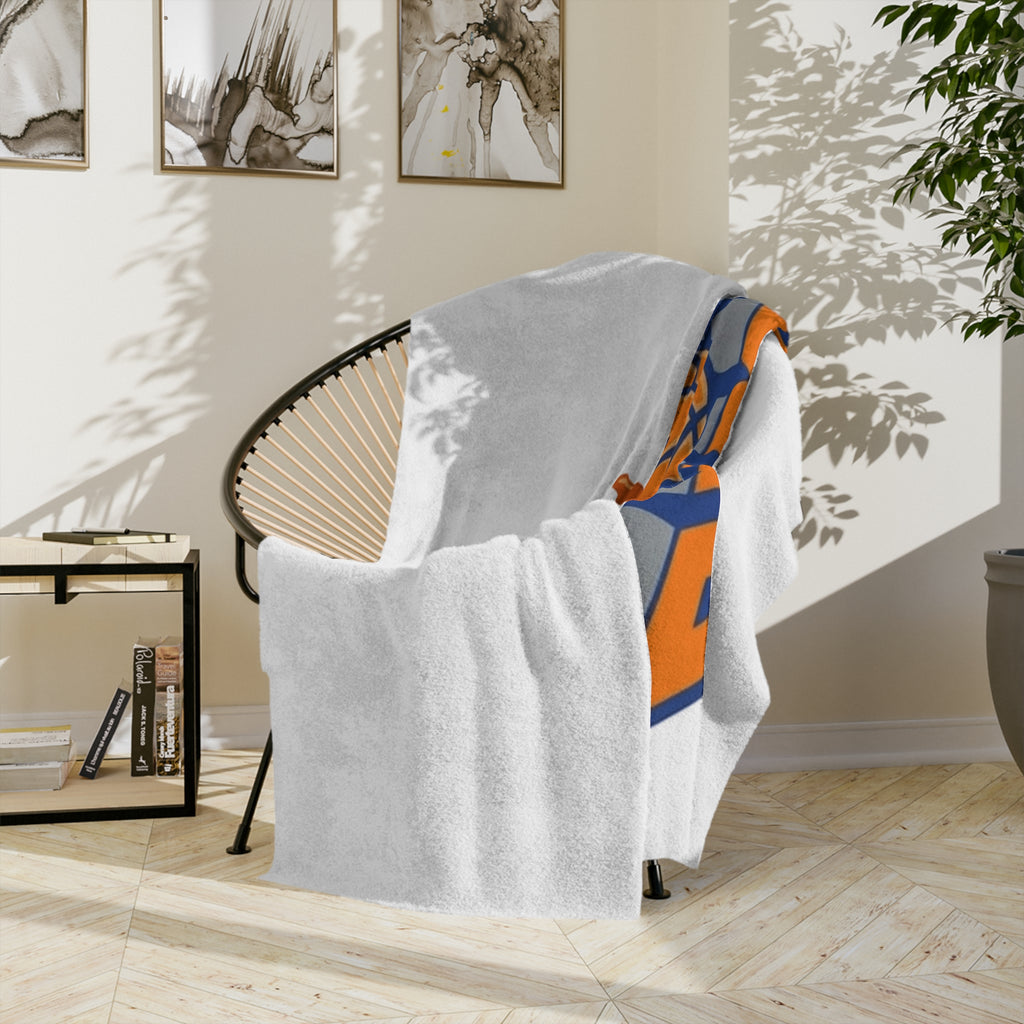 Dripping Basketball SWAG Blanket | Velveteen Microfiber Blanket by GT Artland