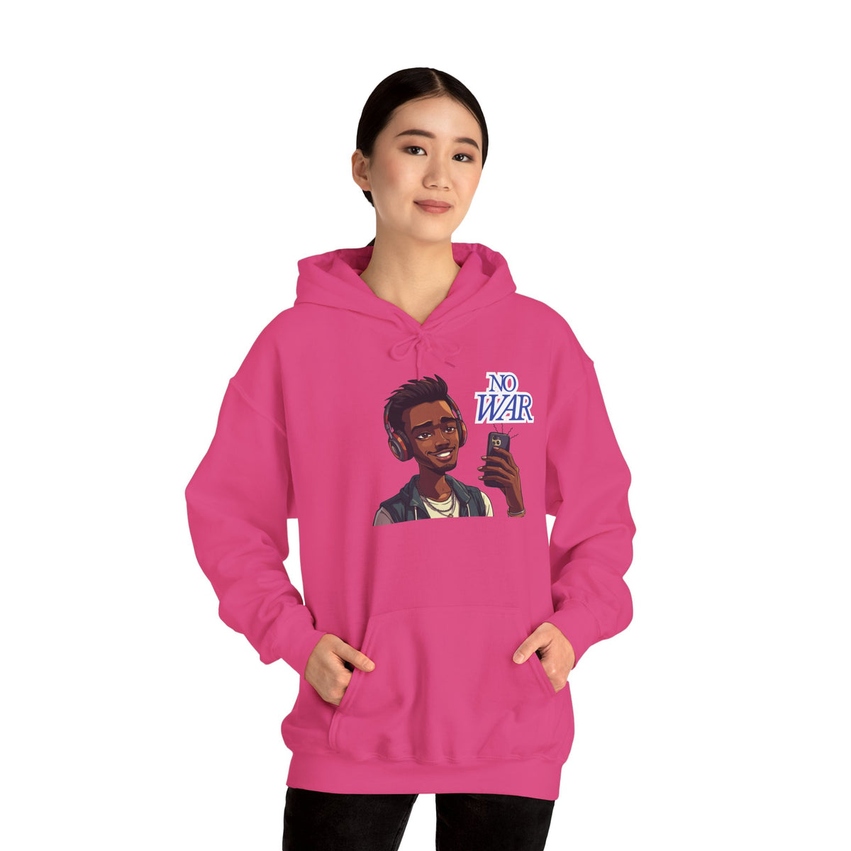 No War Unisex Heavy Blend Hoodie -Sweatshirt