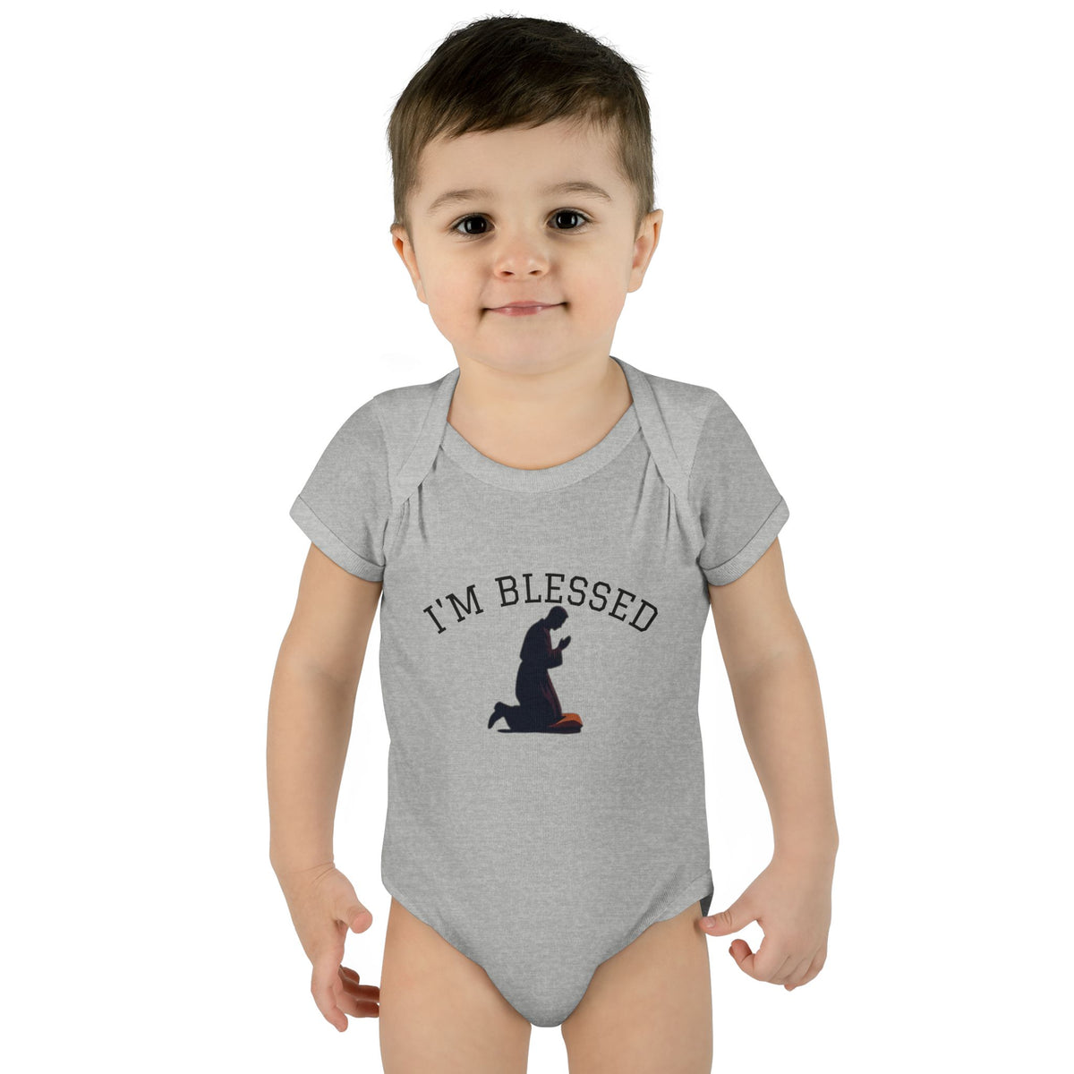 Praying Silhouette Infant Bodysuit | Baby Onesie