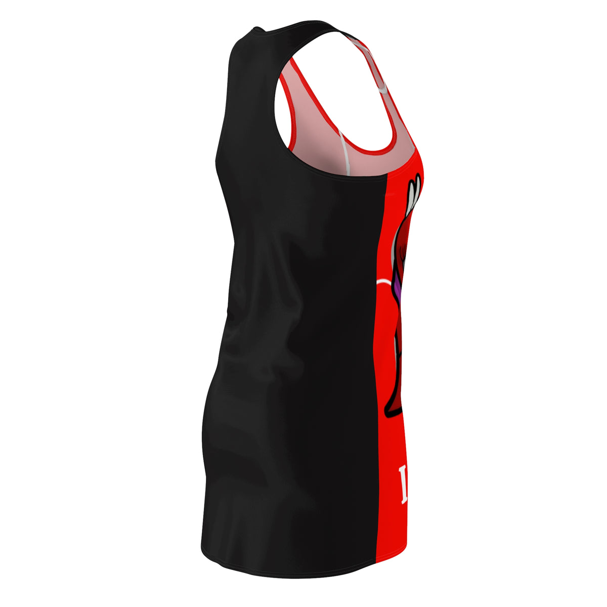 Crying Heart in Love Graphic Racerback Dress | I Love You