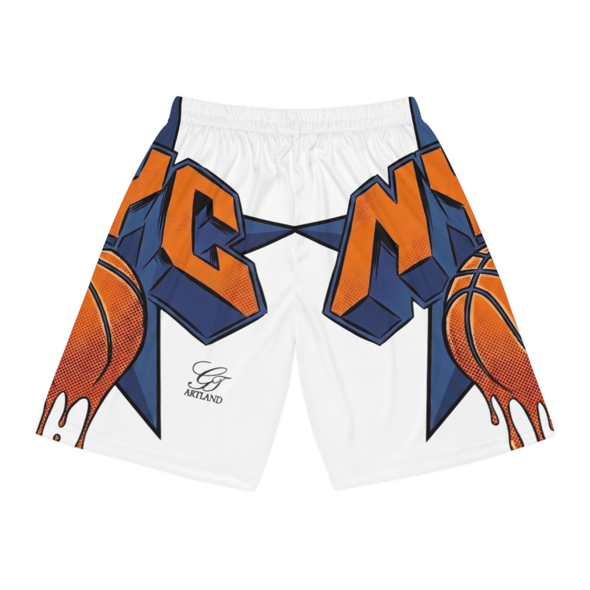 NY Graffiti Basketball Shorts | All-Over Print by GT Artland