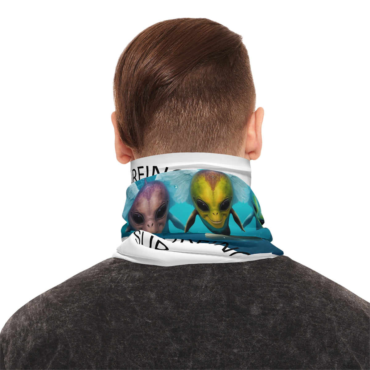 Surfing the Wave Alien Trio Neck Gaiter | UAP Face Mask - Neck Tuber
