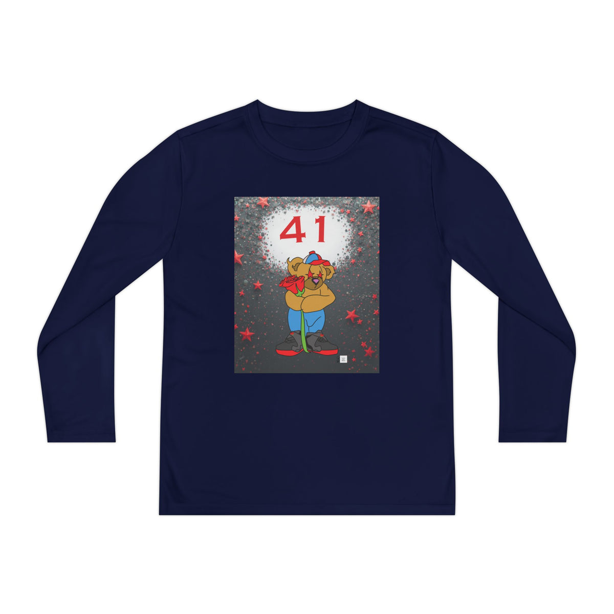 Bear Number 41 Long Sleeve T-Shirt