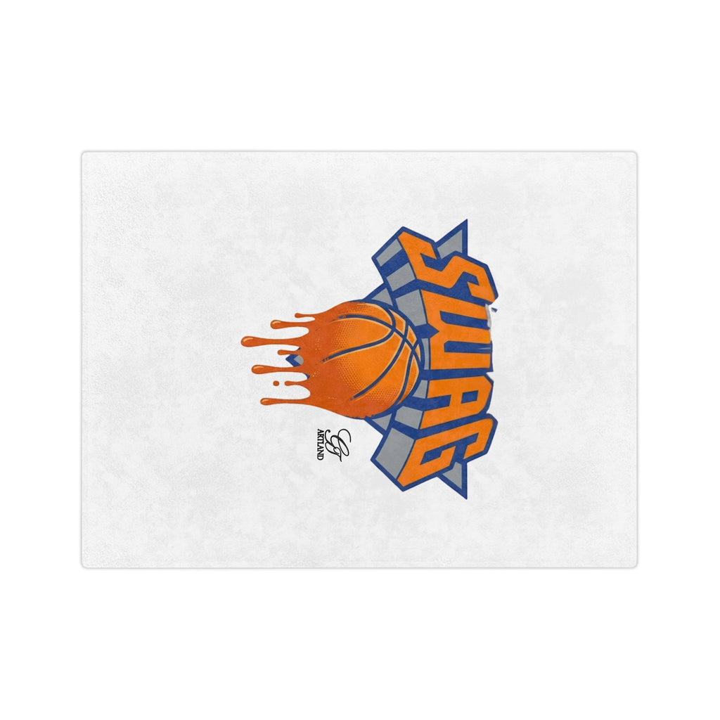 SWAG Dripping Basketball blanket | Velveteen Microfiber by GT Artland