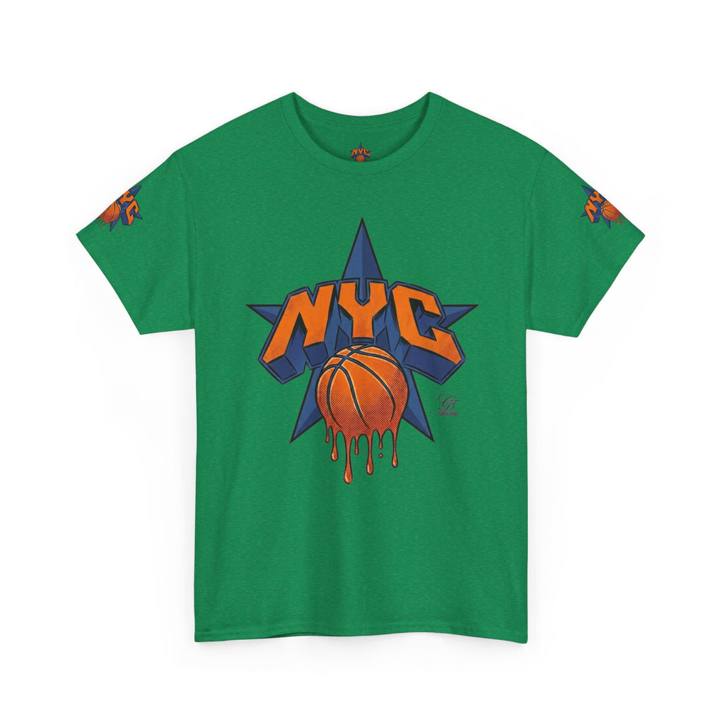 NYC Dripping Basketball Tee | New York City Hoops Shirt by GT Artland