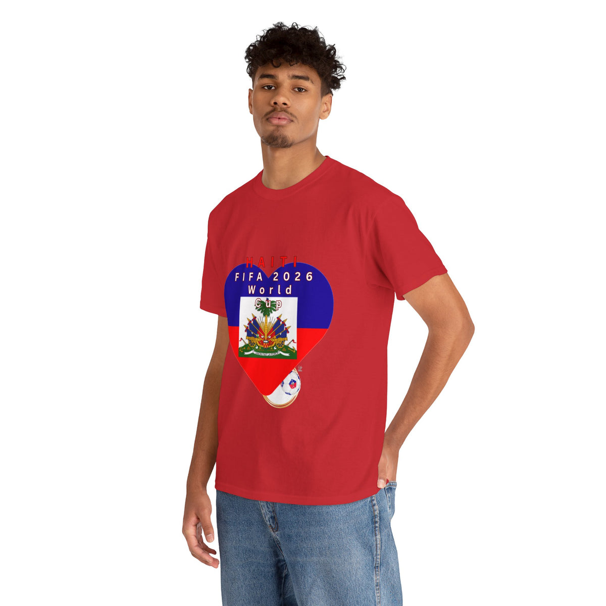 Heart of The Haitian Flag Tee