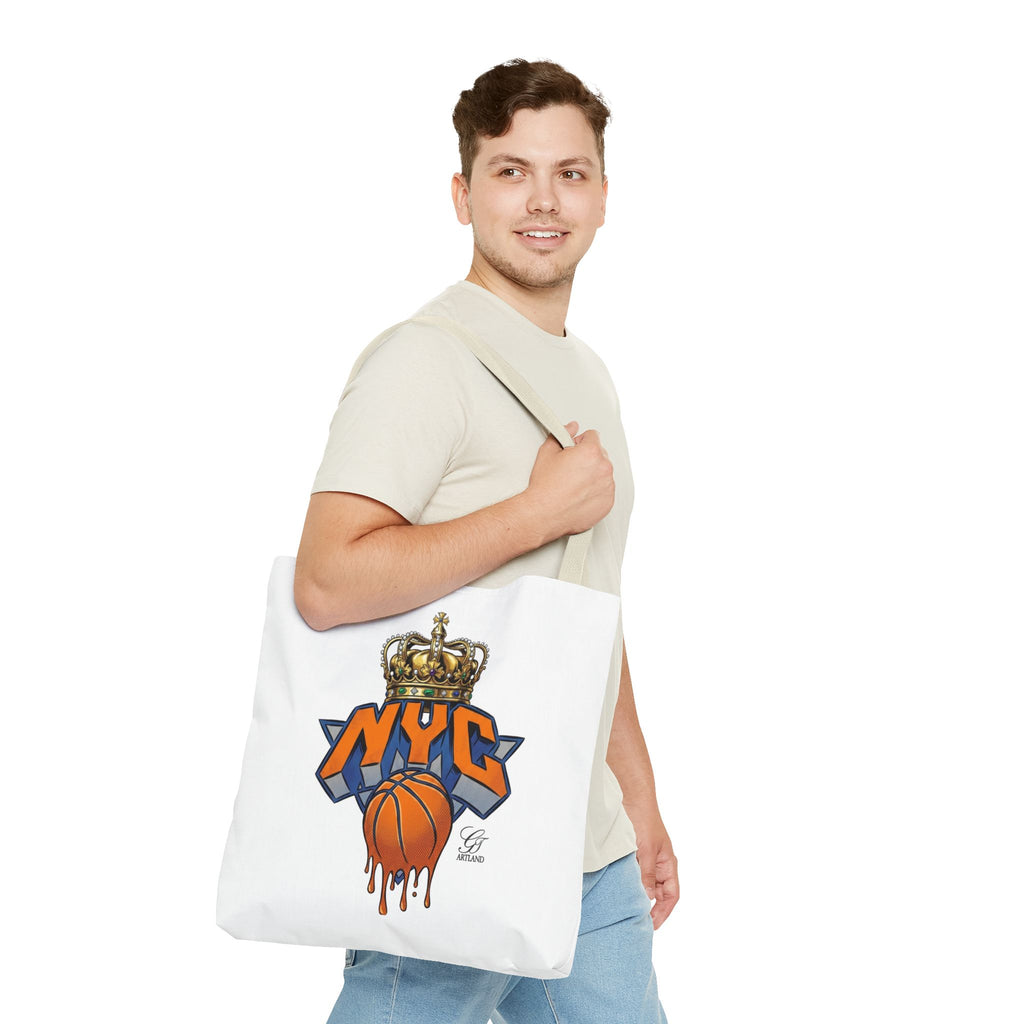 NYC Crown Basketball tote bag | Streetwear City Sports design