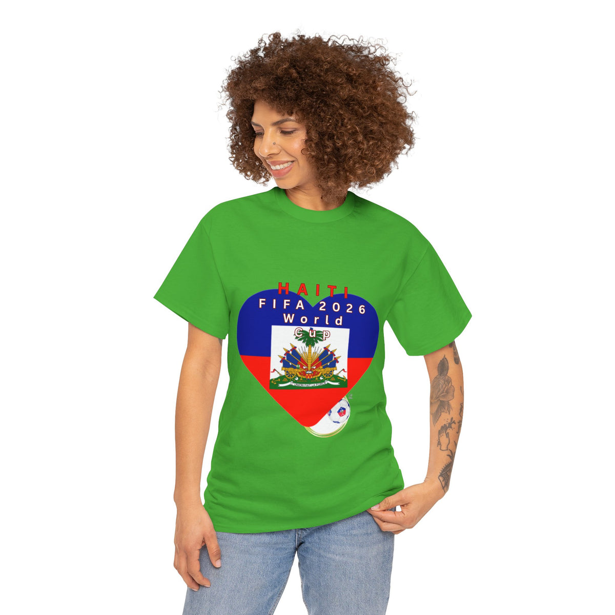 Heart of The Haitian Flag Tee